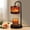 Pattern 2, variant on Candle Warmer Lamp with Timer Dimmer Violet Cobalt Glass Stained Glass Composition Cactus Candle Lamp Warmer for Jar Candle with 4 Bulbs Gifts for Women House Warming Gifts