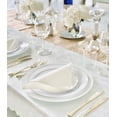thumbnail image 6 of " OCCASIONS " Wedding Party Linen Feel White 16'' x 16'' Dinner Paper Napkins (120, Square Fold), 6 of 6