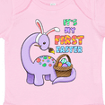 thumbnail image 4 of Inktastic It's My 1st Easter Dinosaur Painting Eggs Boys or Girls Baby Bodysuit, 4 of 5