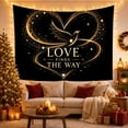 thumbnail image 3 of Locked in Love Heart Padlock Tapestry Wall Hanging, 3 of 7