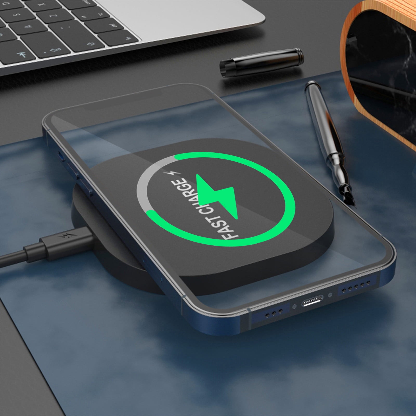 Styesk Wireless Charger Wireless Charger For Smartphones 15W Desktop Wireless Charger IOS Android Consumer Electronics Smart wear and Walmart