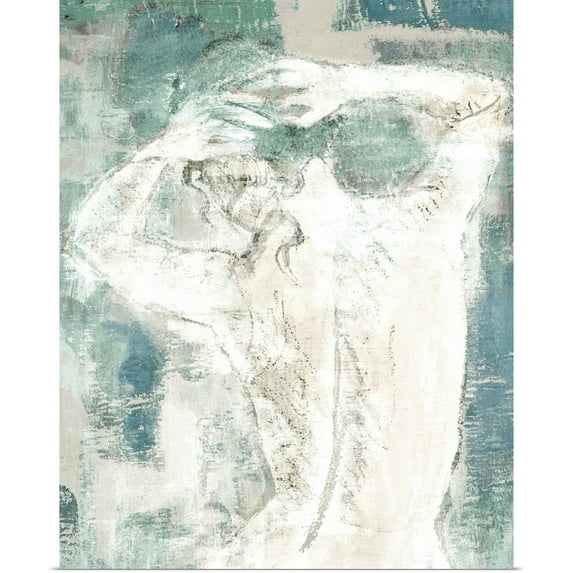 Great BIG Canvas | Rolled Lanie Loreth Poster Print entitled Figure on Abstract I