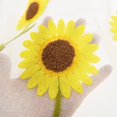 thumbnail image 4 of nipocaio Rideau en Gaze Brodée de Marguerites Blanches Style Romain 1*0.5M, 4 of 5