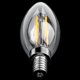 thumbnail image 4 of 6X Dimmable E12 4W COB Edison Candle Flame Filament LED Bombilla Lámpara 10X3.5cm, 4 of 5