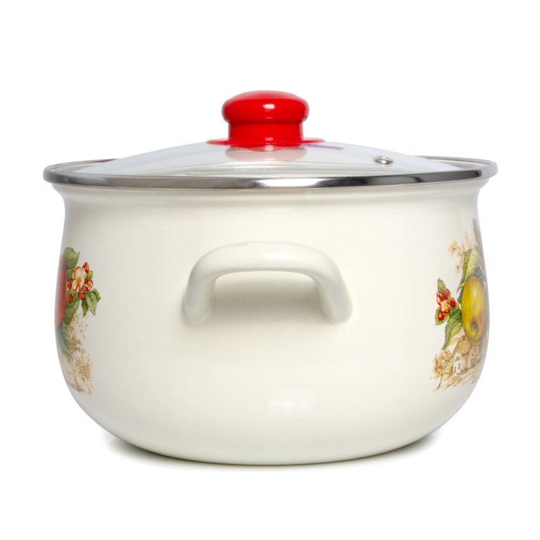 Enameled Cast Iron Saucepan | 2.2QT/2.1L