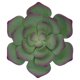 thumbnail image 2 of Decoración de pared de flores de hierro, esculturas artísticas de pared suculentas artificiales para dormitorio, sala de , pasillo, cocina, BLESIY escultura de arte de pared, 2 of 7