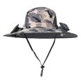 thumbnail image 5 of Soumake Camouflage Solar Fan Hat Wide Brim Uv Dual Cooling Fan Fishing Hat Usb Rechargeable Summer Men Women Outdoor Hiking Sun Hat, 5 of 8