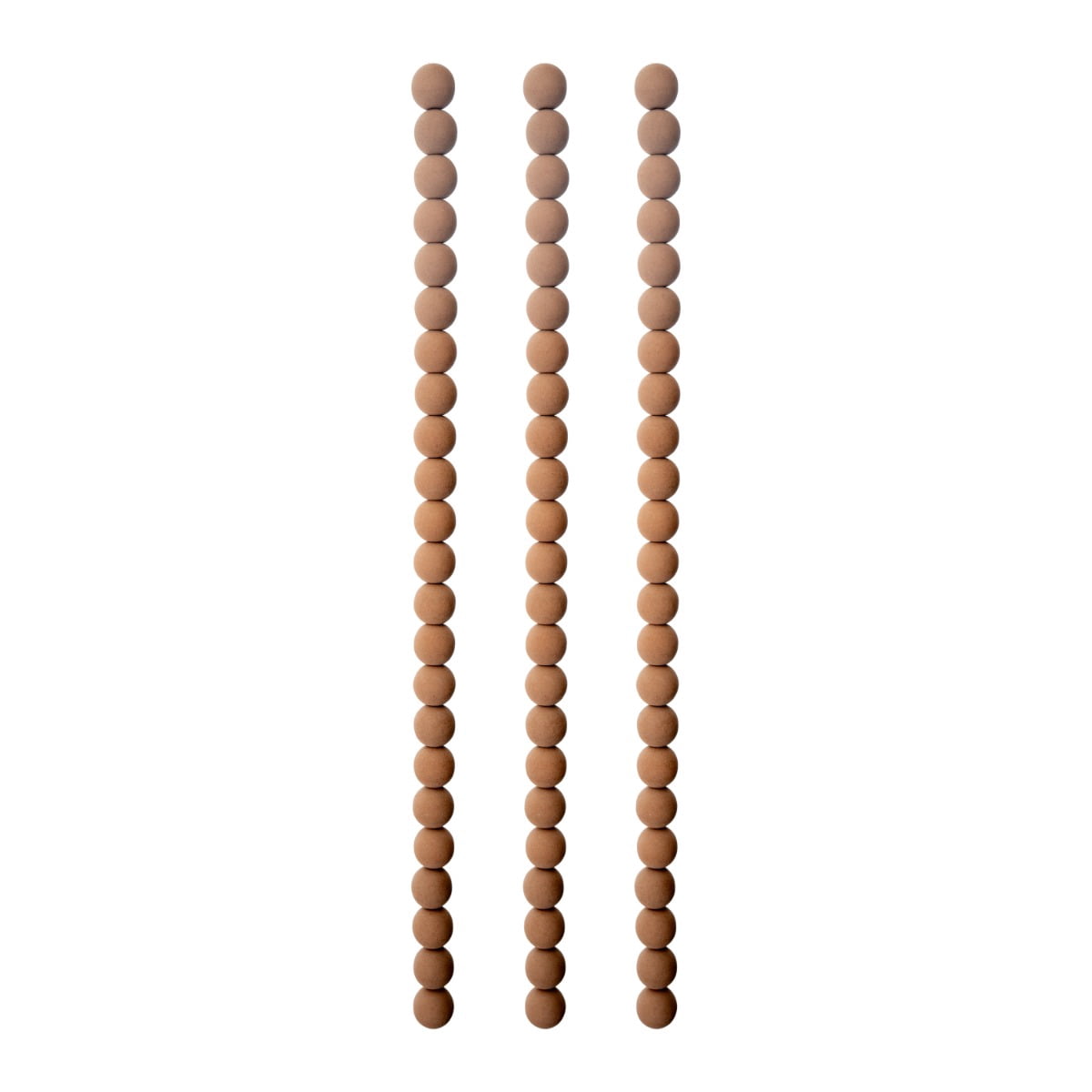 69pcs John Bead 8mm Czech Glass White Alabaster Velvet Cocoa Round Bead Strands for DIY Jewelry Making Crafts