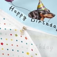 thumbnail image 4 of Homewish Cute Dachshund Dog Twin Duvet Cover,Happy Birthday Print Twin Bedding,Blue,Purple Balloon Decor,Polkadot Reversible,2 Pieces,1 Duvet Cover and 1 Pillowcase, 4 of 6