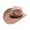 10# Beige, variant on Qwertyu Western Cowboy Hat for Men Women Classic Roll Up Fedora Hat Jazz Cap with Buckle Belt Brown
