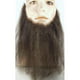 Morris Costumes LW348LCBN 10 Po Cheveux Humains Barbe Pleine Face&44; No.8 Brun Châtain Clair – image 1 sur 1
