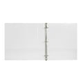 thumbnail image 2 of PEN+GEAR 1.5" DURABLE VIEW BINDER, Slant D-Ring,  WHITE, 2 of 3