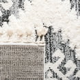 thumbnail image 6 of SAFAVIEH Moroccan Tassel Desmond Southwestern Shag Area Rug, Ivory/Grey, 3' x 3' Round, 6 of 7