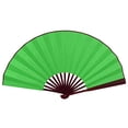 thumbnail image 5 of Opvise Folding Fan Smooth Opening Solid Color Decorative Bamboo Frame 10 Inches Chinese Style Handheld DIY Blank Fan Home Decor Rose Red, 5 of 8