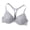 Grey, variant on Gymayou Front Closure Lace Bra For Women Underwire T Back Racerback Bra with Adjustable Strap Beige 70B