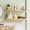 White Oak, variant on Tomnk 2pcs Rustic Floating Shelves for Wall, 22.5in Bathroom Kitchen Wood Shelves for Farmhouse Wall Decor, Rustic Brown