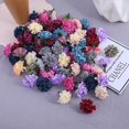 thumbnail image 5 of 5/10/20 piezas de minicabezales de flores de hortensia artificiales para manualidades, claveles, fiestas, hogar, habitación, boda, Navidad, decoración de coronas DIY, 5 of 5