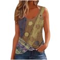 thumbnail image 1 of Birdeem Tank Top for Women Womens Gradient Color Sleeveless V-Neck Top, 1 of 12