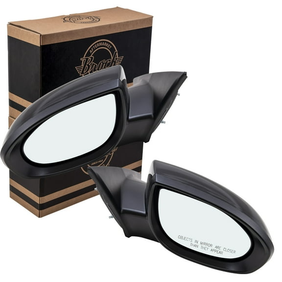 Brock Power Mirror for 2009-2013 6 Blind Spot Detection Puddle Lamp Set GS3N6918ZB