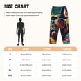 thumbnail image 4 of Lsque Retro Bulldog Sunglasses Print Women's Pajama Pants, Lounge Pant - Comfortable Home Wear,Elastic Waistband, Stylish Design-Large, 4 of 9