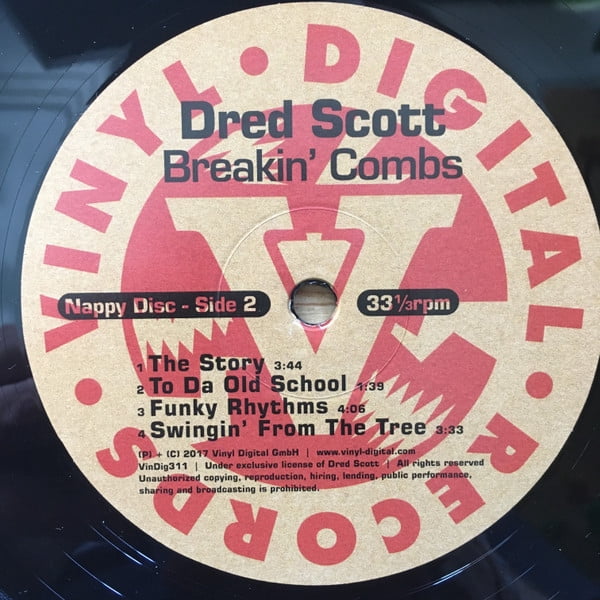 Dred Scott - Breakin' Combs - Music & Performance - Vinyl