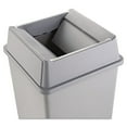 thumbnail image 2 of Each-Rubbermaid Untouchable Square Swing Top Lid Plastic 20.13W Fg266400Gray, 2 of 3