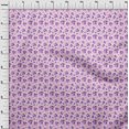 thumbnail image 4 of oneOone Cotton Cambric Medium Purple Fabric Watercolor Floral Craft Projects Decor Fabric Printed By The Yard 42 Inch Wide, 4 of 4
