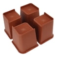 thumbnail image 1 of Furniture Riser, Non Slip 4PCS ABS L Shaped Bed Chair Risers Block  For Sofa, 1 of 8
