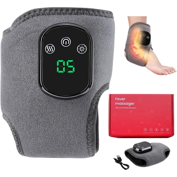 Foot Massager,  Foot Renew Triple Method Massager, 3 Vibration Modes & 5 Heat Levels, Ankle Massager for Neuropathy & Circulation & Pain Relief