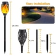 thumbnail image 3 of Lampe Décorative à Flamme Extérieure Alimentée, une Torche en Forme de Sol Dédiée aux Cours, Jardins et, 3 of 9