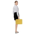 thumbnail image 3 of MOSISO for Macbook Air/Pro 13.3" Laptop Sleeve Briefcase Handbag Water Resistant Polyester Carrying Pouch Zipper Notebook Computer Bag, Yellow, 3 of 6