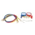 thumbnail image 2 of Juego de manómetros para colector de aire acondicionado R134A Kit de refrigeración para aire acondicionado y calefacción de latón resistente a la corrosión R12 R22 R502, 2 of 15