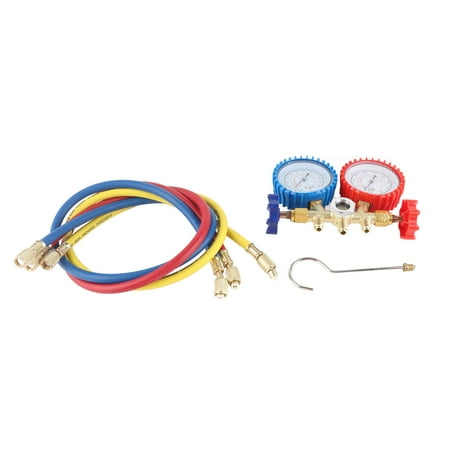 

clearance AC Manifold Gauge Set R134A HVAC AC Refrigeration Kit Corrosion Resistant Brass R12 R22 R502