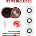 thumbnail image 3 of Spin Mop and Bucket with Wringer Set, Mop Bucket Cleaning System for Floor Cleaning, 360°Rotation, 3 Microfiber Mop Heads, 3 of 6