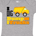 thumbnail image 4 of Inktastic I Dig Dump Trucks Boys or Girls Baby Bodysuit, 4 of 5