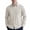 A-Khaki98, variant on JAJAHO Mens Dress Shirts Textured Linen Long Sleeve Business Casual Button Down Collared Shirt Formal Wedding Wear Classic Tops