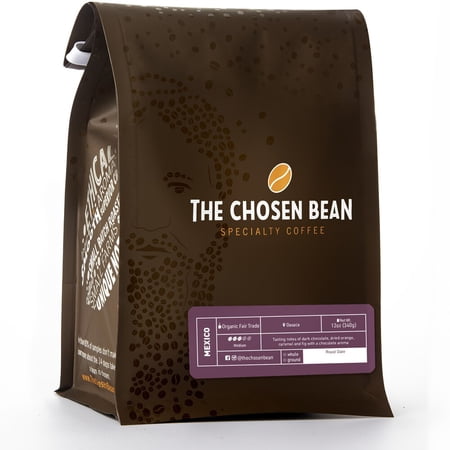 The Chosen Bean Single Origin Mexico Roast Whole Bean Coffee  12 oz