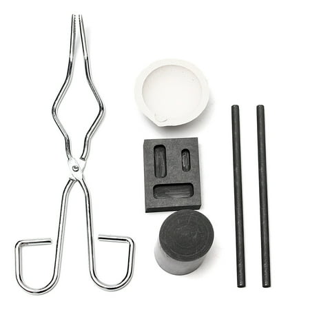 

TINYSOME 6 Pcs Silicon Carbide Graphite Crucible Foundry Set Graphite Crucibles for Copper Gold Silver Aluminum Jewelry Casting