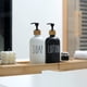 thumbnail image 5 of Juego de Baño con Dispensador de Jabón con Dispensador de Jabón y Loción para Manos, Adecuado para Decoración de Baño de Granja, Blanco y Negro, 5 of 5
