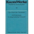 thumbnail image 1 of Pre-Owned Der Streit der Fakultäten. Anthropologie in pragmatischer Hinsicht (Paperback), 1 of 1
