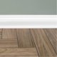 thumbnail image 2 of Wall Molding Peel and Stick Panel Self Adhesive Chair Rail for Home Decor White Pvc Protect Walls 1Pack, 2 of 4