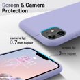 thumbnail image 5 of Upgraded Slim Fit iPhone 11 case, Premium Silicone Phone Case, Full Body Shockproof Protection Cover Anti-Scratch&Fingerprint for iPhone 11 with Comfortable Grip, 6.1 inch, Light Purple, 5 of 15
