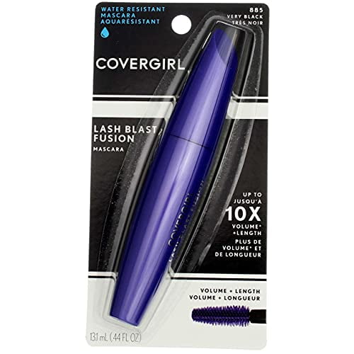 COVERGIRL LashBlast Fusion Water Resistant Mascara, 885 Very Black, 0.44 Oz (Pack of 5)