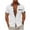 White, variant on Yertdoel Men's Button Down Shirts Solid Color Short Sleeve Lapel Neck Shirt with Pocket soft Lightweight Hawaiian Beach Vacation Summer Outdoor Casual Tops