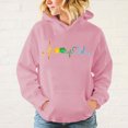 thumbnail image 1 of Sudadera con capucha con estampado de latidos del corazón de conejillo de indias para mujer, sudaderas deportivas casuales de moda, jerséis para mujer, 1 of 5