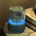 thumbnail image 6 of PURCOLT Transparent Colorful Light Effect Luminous Bluetooth Speaker Wireless Glazed Computer Audio Desktop Ornaments Ambient Light Audio Up to 65% off, 6 of 6
