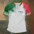 thumbnail image 1 of Italian Design Performance Short Sleeve Shirt With Half Zip And Collar For Casual Athletic Wear Men’s T Shirt, 1 of 3