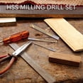 thumbnail image 2 of Juego de 6 brocas HSS para fresado de madera y metal K075, 2 of 4