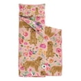 thumbnail image 2 of Golden Retriever with Flowers Toddler Nap Mats for Kids Preschool,Sleeping Mat Bag or Kids,Toddler Sleeping Bag,Toddler Nap Mat or Daycare, 2 of 6