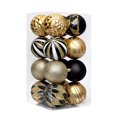 thumbnail image 1 of Juego de 16 bolas navideñas irrompibles con adornos de bolas brillantes de colores, colgantes para árbol de Navidad, decoración para fiestas navideñas, 8 cm, 1 of 6